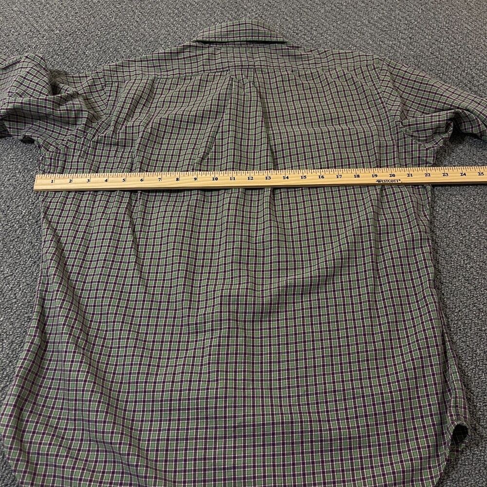 Polo Ralph Lauren Shirt Medium M Long Sleeve Classic Fit Plaid - Picture 10 of 12